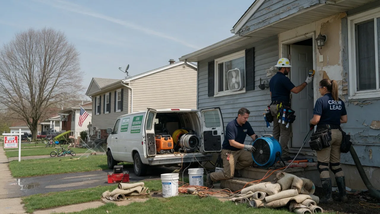 Flood Cleanup in West Alexandria, OH near me