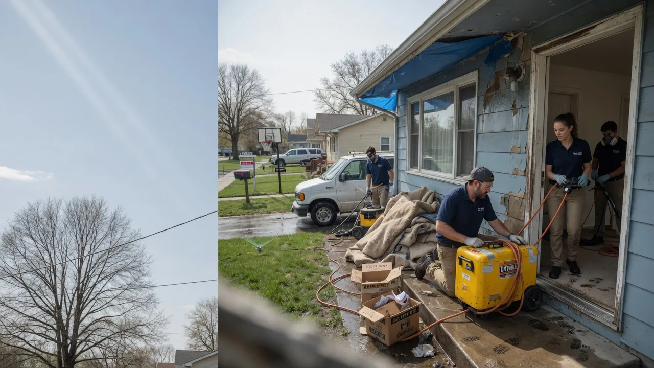 Basement Flood Cleanup in West Alexandria, OH near me